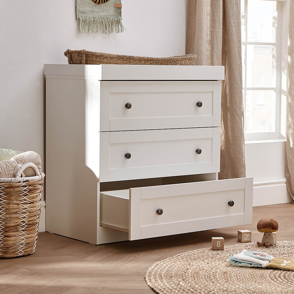 Silver Cross Bromley Dresser - White