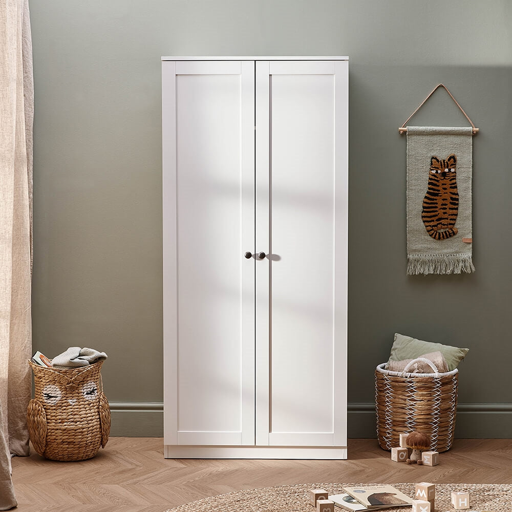 Silver Cross Bromley Wardrobe-White