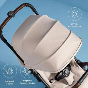 Silver Cross Jet 5 (Newborn Cabin Approved Stroller)- Almond