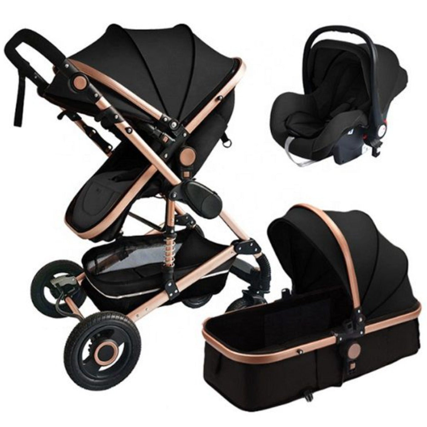 Smooche Star 3 in 1 Travel System + Mola Evolve 360 ISOFIX Grp 0/1/2/3 (BUNDLE)