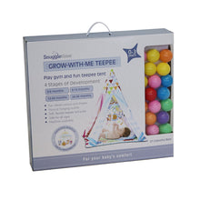 Load image into Gallery viewer, Snuggletime Grow-with-Me Teepee Activity Play Tent