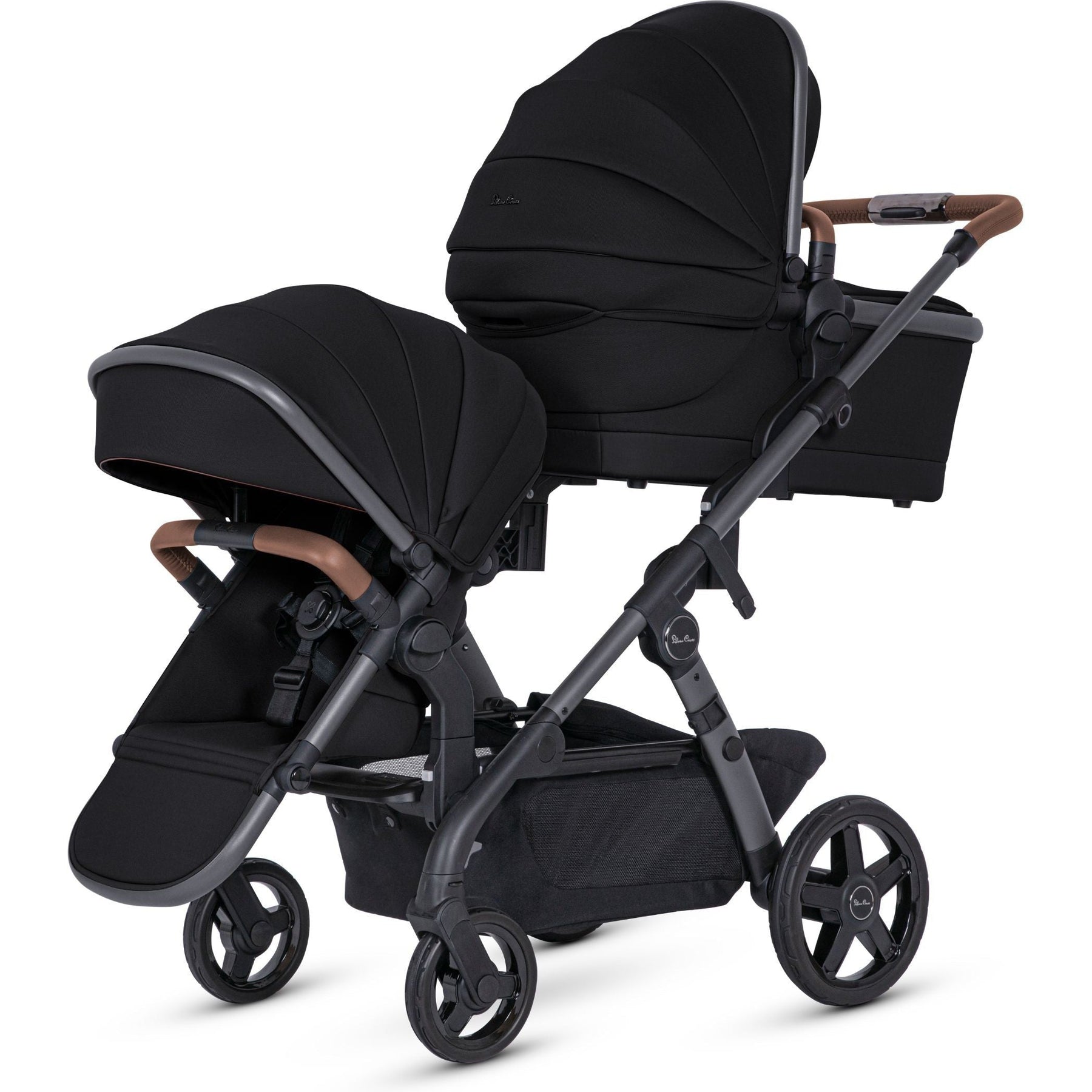※ミラーsilver925 豪華3点セット 梵字 ＆ エンジェル＆クロス Silver Cross Wave 3 Single-to-Double Stroller-Licorice – A-Zee