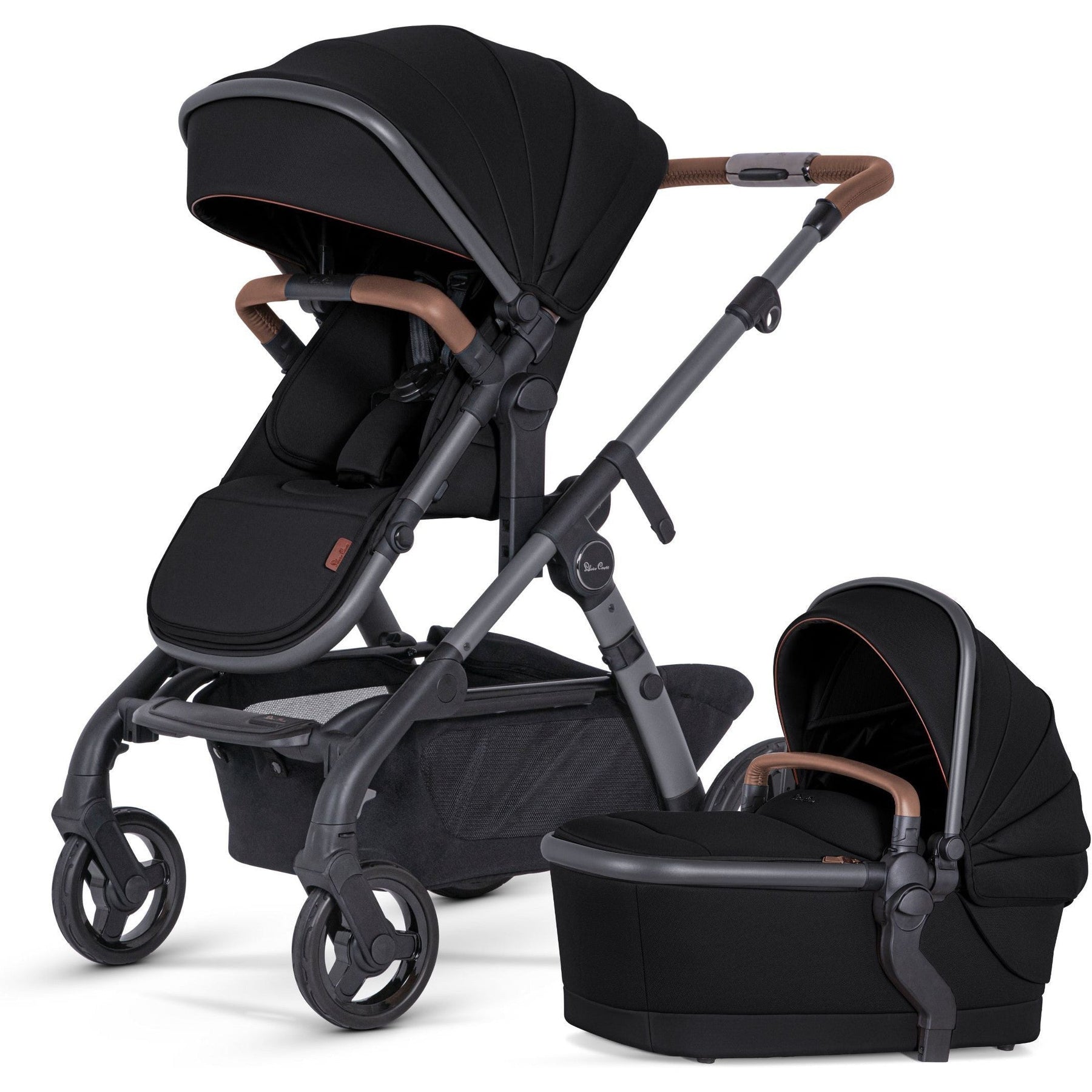 Silver Cross Wave 3 Single-to-Double Stroller-Licorice – A-Zee