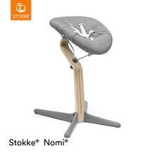 Load image into Gallery viewer, Stokke® Nomi® Chair -  Natural/Grey + FREE Nomi Baby Set
