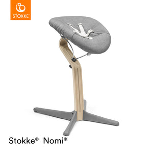 Stokke® Nomi® Chair -  Natural/Grey + FREE Nomi Baby Set
