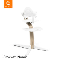 Load image into Gallery viewer, Stokke® Nomi® Chair - Natural/White + FREE Nomi Baby Set