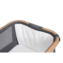 Load image into Gallery viewer, Tutti Bambini CoZee Air Bedside Crib - Oak &amp; Charcoal