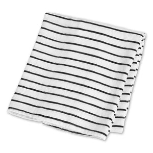 Lulujo Bamboo Muslin Swaddle Blanket - Stripes