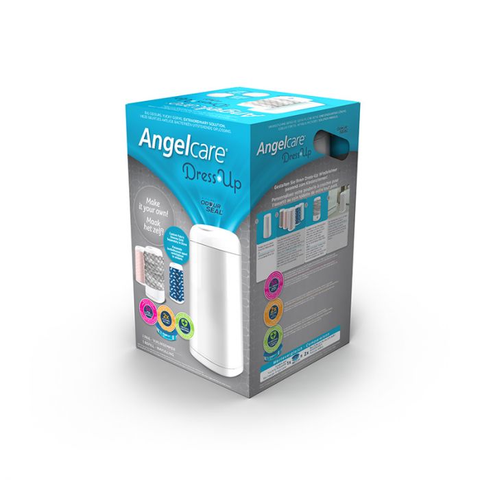 Angelcare AD-DU-FR3 Starter Pack Dress Up Nappy Bin + 3 Refills
