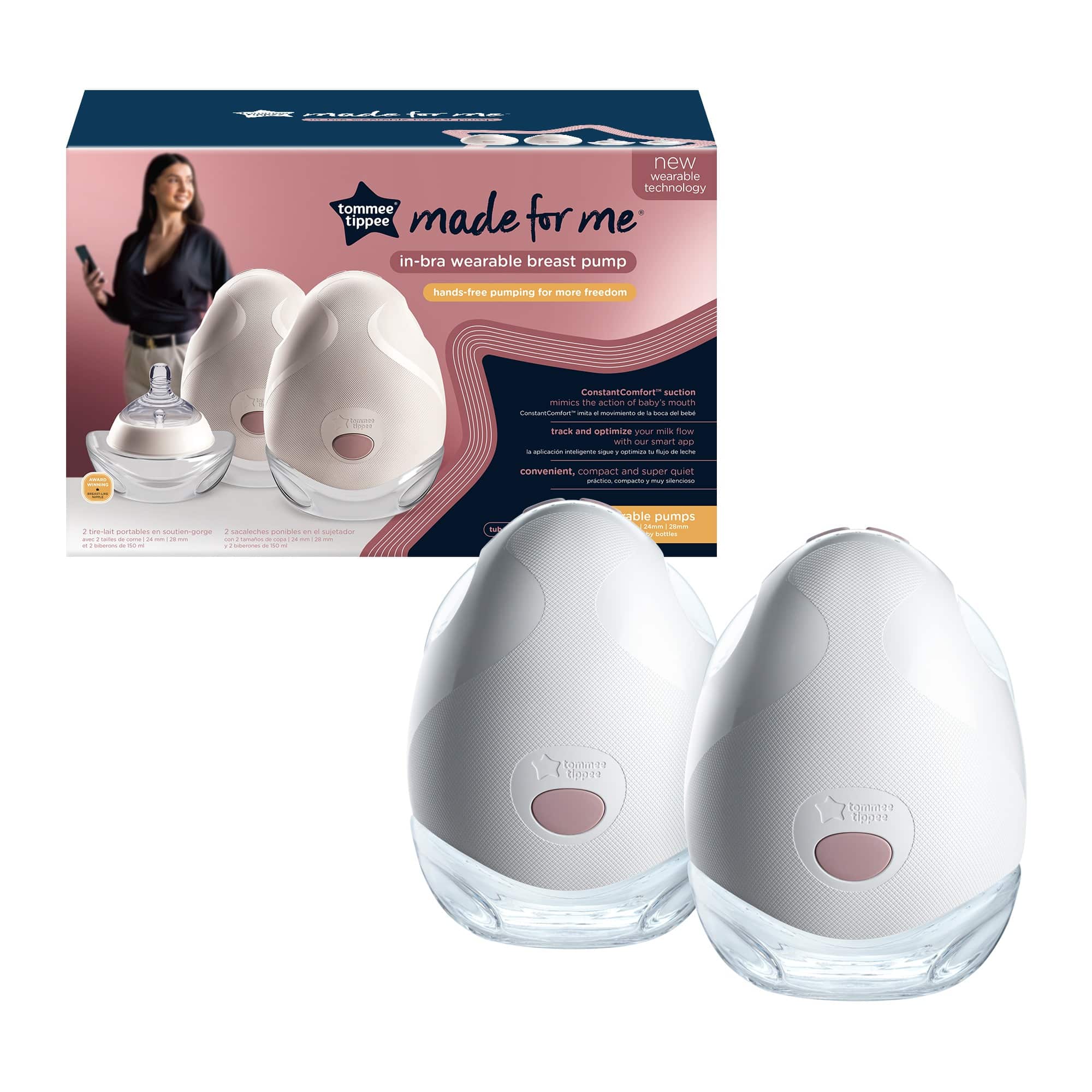 Tommee Tippee-Made for Me Double Wearable Breast Pump