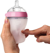 Load image into Gallery viewer, Comotomo Natural Feel Baby Bottle (150 ml, Pink, Pack of 2)