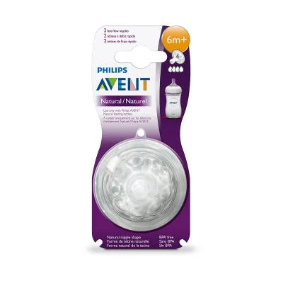 Avent Teat Natural Fast Flow 6m