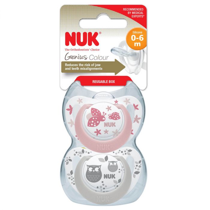 NUK Silicone Genius Soother Twinpack