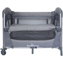 Load image into Gallery viewer, Snuggletime Quilted Co-Sleeper Camp Cot + FREE easy brez mattress std c/cot