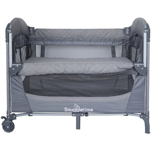 Snuggletime Quilted Co-Sleeper Camp Cot + FREE easy brez mattress std c/cot