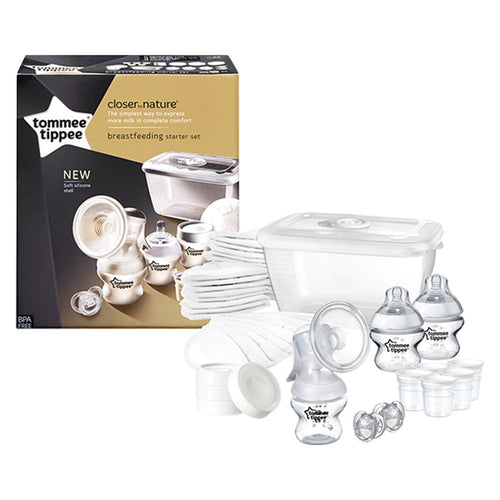 Tommee Tippee Closer To Nature Breast Feeding Starter Kit
