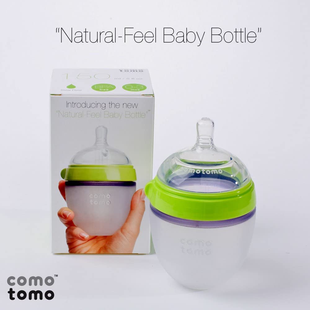 Comotomo Natural Feel - Botellas Para Bebé (4 Unidades Comotomo Natural Feel - Botellas Para Bebé (4 Unidades
