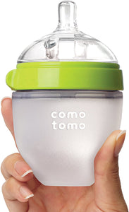 Comotomo Natural Feel Baby Bottle (150 ml, Green)