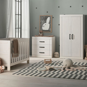 Cot bed cheap and wardrobe set