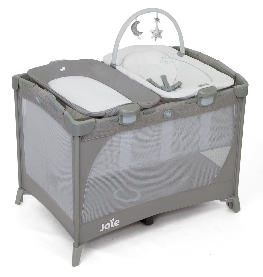 Joie Commuter Travel Cot - Change & Bounce - Starry Night