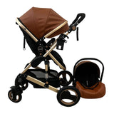 Smooche Star Plus-PU Leather 3 in 1 Travel System