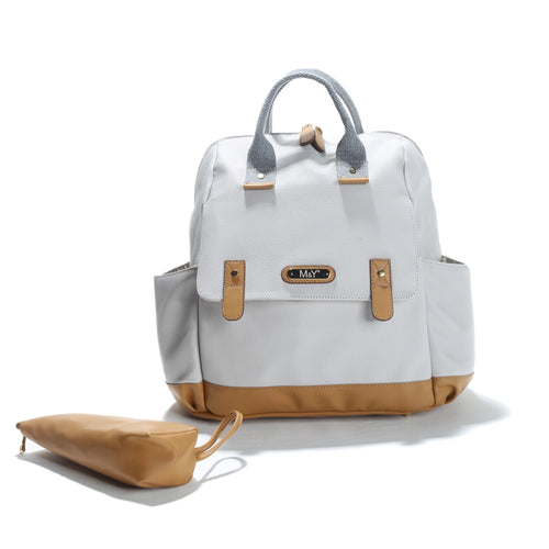 MY Collection Holifera Diaper Bag - Cream