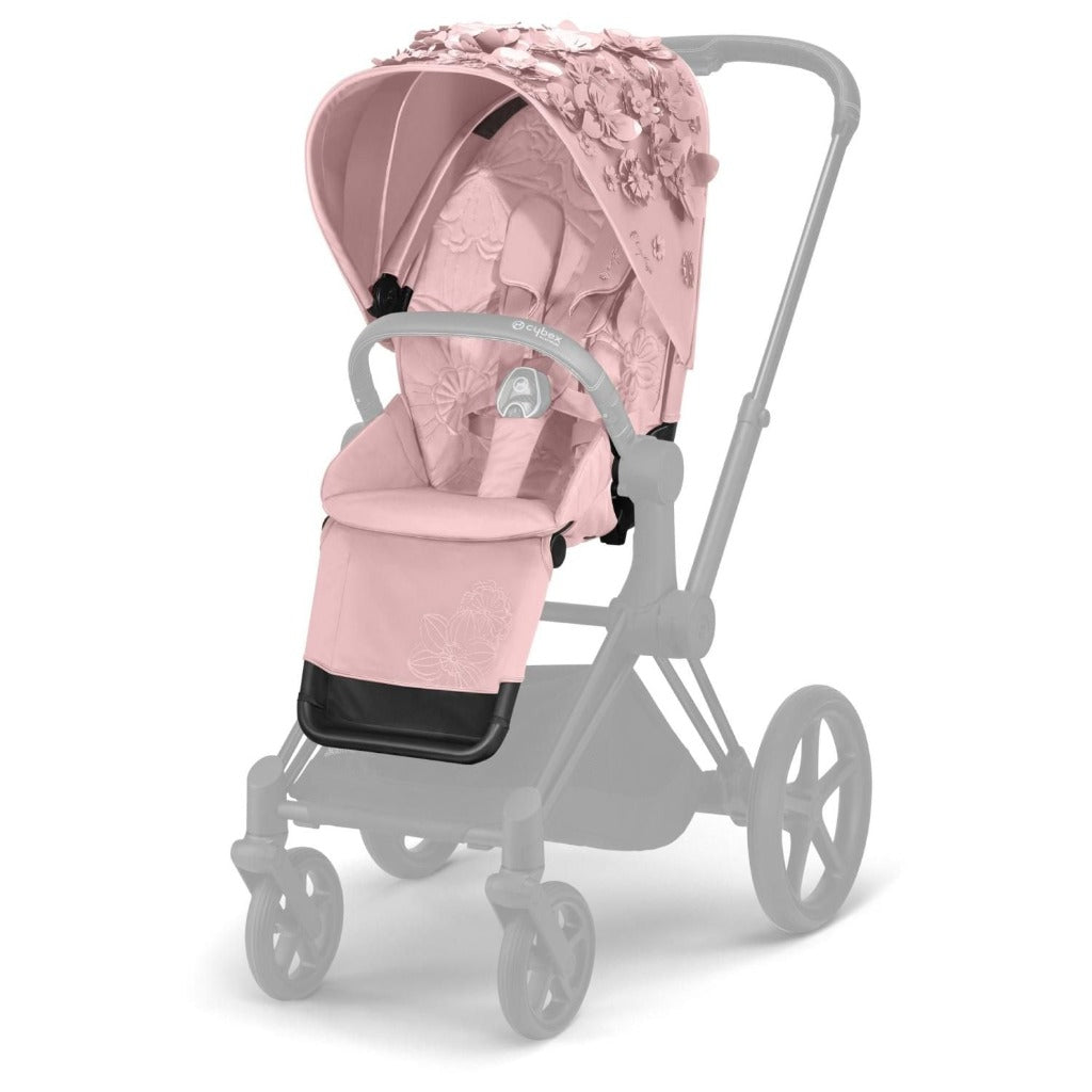 Pink and clearance rose gold pram