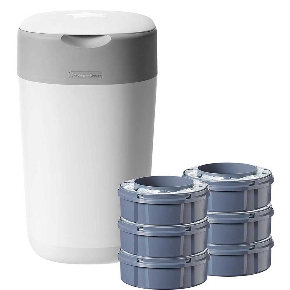 Tommee Tippee Twist and Click Advanced Nappy Disposal Sangenic Tea