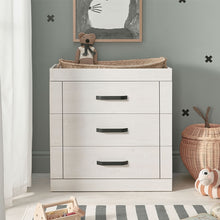 Load image into Gallery viewer, Silver Cross Alnmouth Oak 2 Piece Nursery Set with Convertible Cot Bed and Dresser