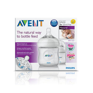 Avent Natural 125ml Twin Pack