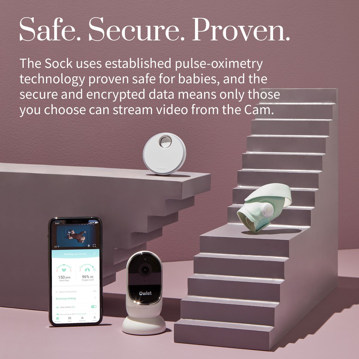 Owlet Baby Monitor Duo Cam and Smart Sock 0-18 Months – A