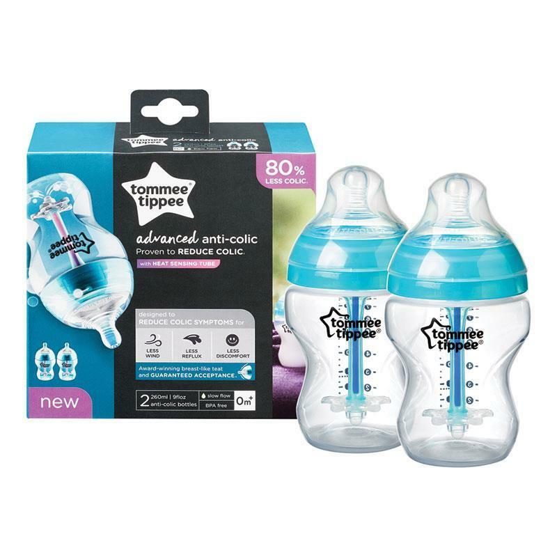 TOMMEE TIPPEE ADVANCED COMFORT BOTTLE 2PK  260ML