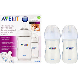 Avent Natural Bottle 260ml Twin Pack